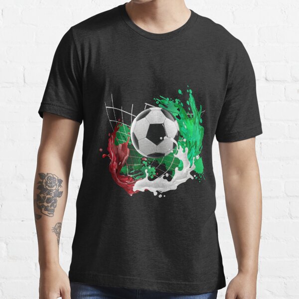 Funny Women Italia Soccer Printed Cotton T-Shirt V Neck Back Number 38 Print Top 