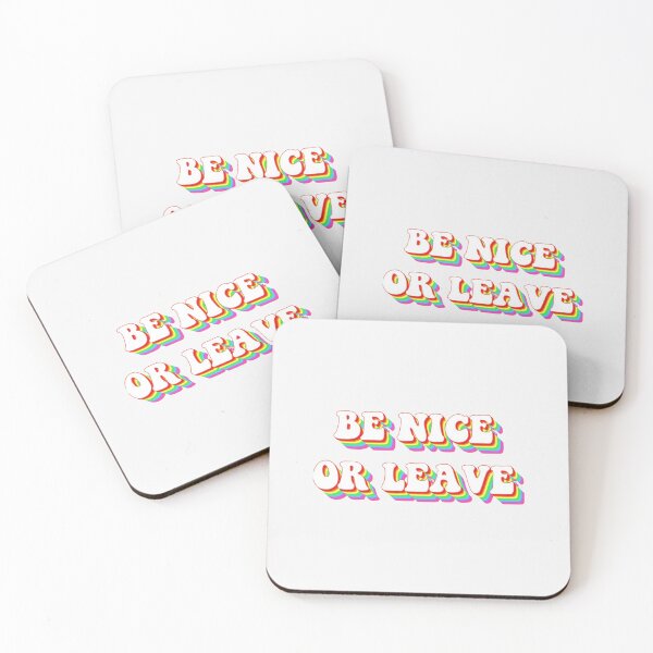 Item preview, Be Nice Or Leave Positivity Retro Vintage Rainbo| Perfect Gift designed and sold by lucidama.