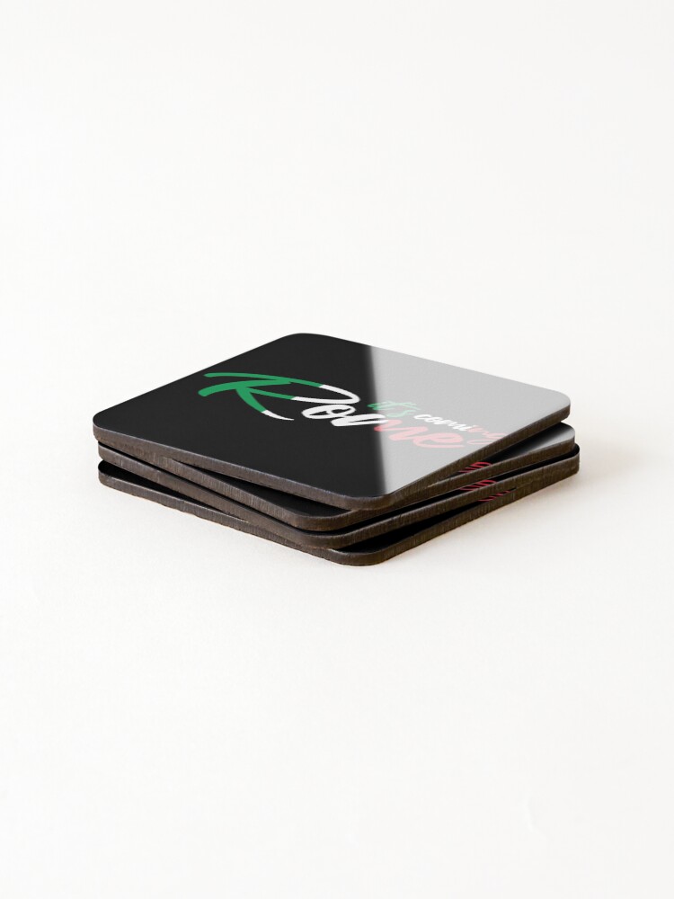 Thumbnail 4 of 5, Coasters (Set of 4), Its Coming Rome designed and sold by LifeDesignStore.