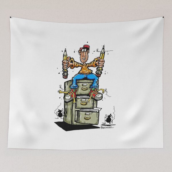 Item preview, Artman On Top Of The File Cabinet designed and sold by bobtheartman.