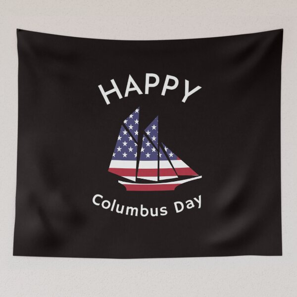 Item preview,  happy Columbus Day designed and sold by Rachid-Art.