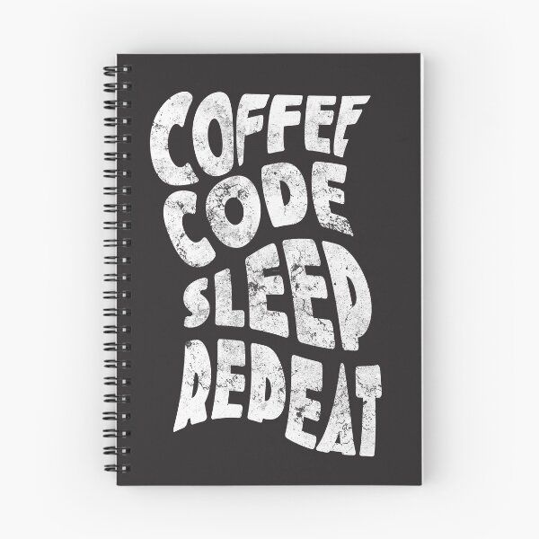 Item preview, Coffee | Code | Sleep | Repeat b&w designed and sold by Code  Monkeys.