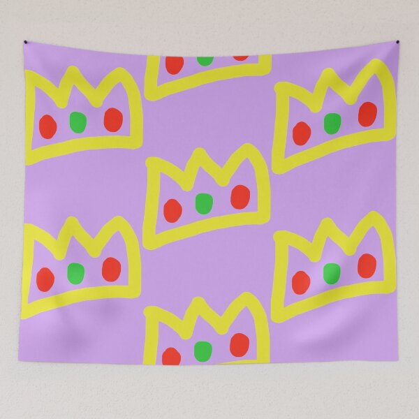 Item preview, ranboo crown and smiley face designed and sold by KultDesigns.