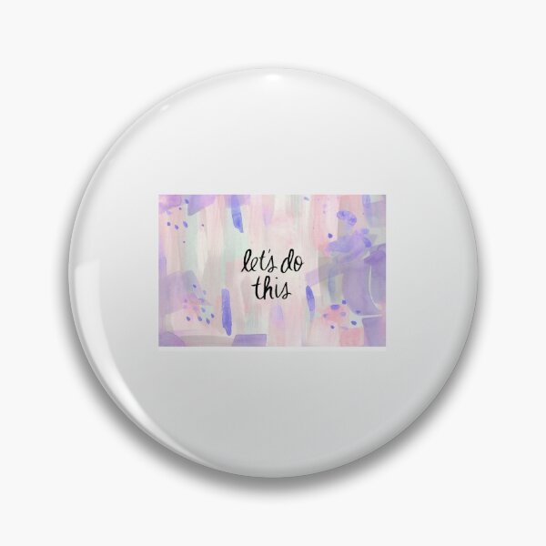 Item preview, Let's Do This watercolor positivity mas| Perfect Gift designed and sold by lucidama.