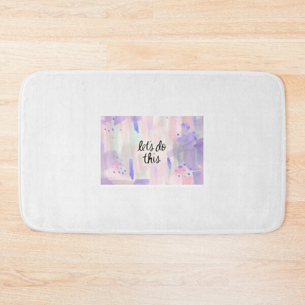 Item preview, Let's Do This watercolor positivity mas| Perfect Gift designed and sold by lucidama.