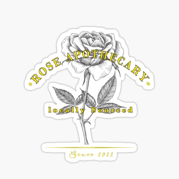 Swamp Rose Apothecary Sticker by Freehand Goos & V. Steiner