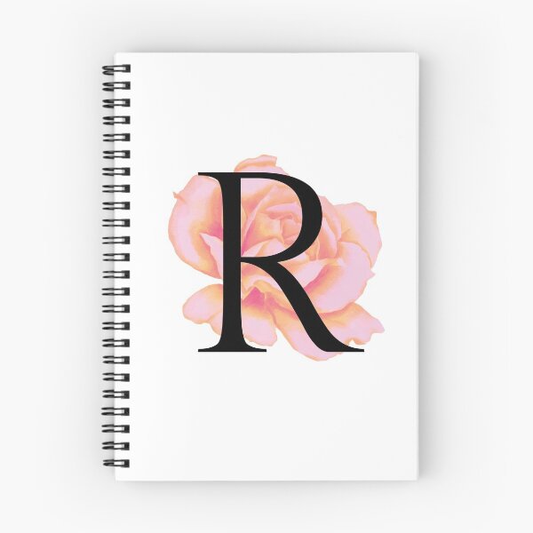 Item preview, Single Initial note "R" Flower monogram Personal Expression designed and sold by Best-Of-Me.