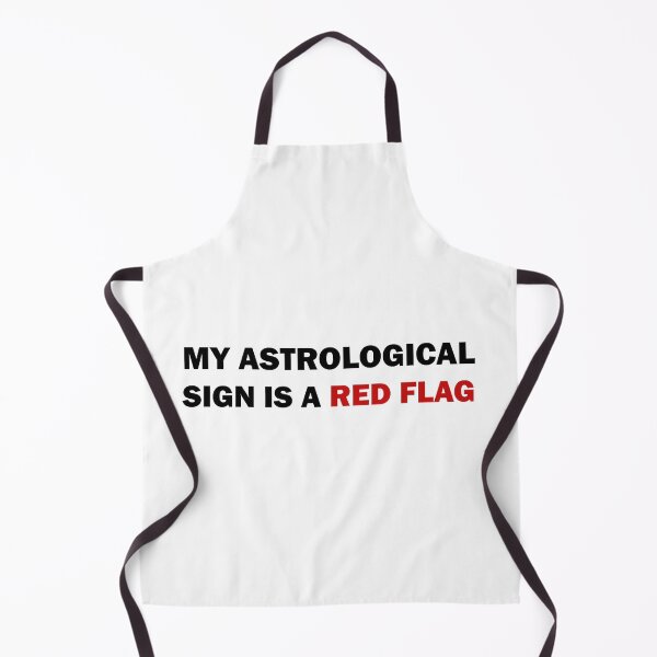 Item preview, My astrological sign is a red flag designed and sold by ValentinaHramov.