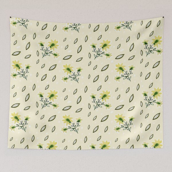 Item preview, Summer flower repeat design designed and sold by bearsandfoxes.