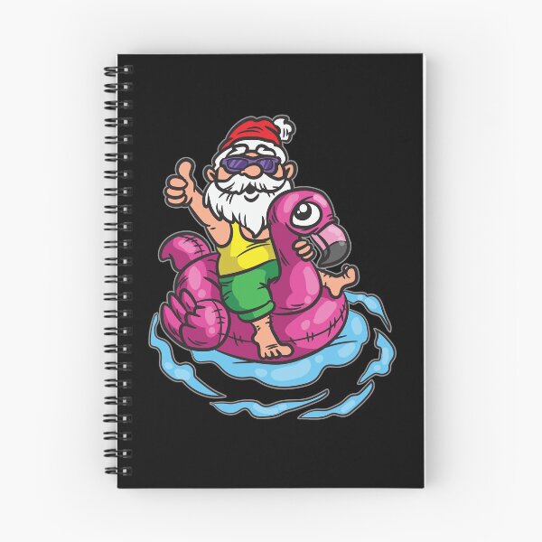 Item preview, Christmas In July Santa Claus Flamingo Summer designed and sold by Moonpie90.