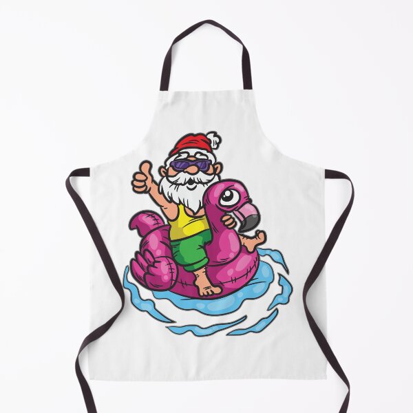 Item preview, Christmas In July Santa Claus Flamingo Summer designed and sold by Moonpie90.