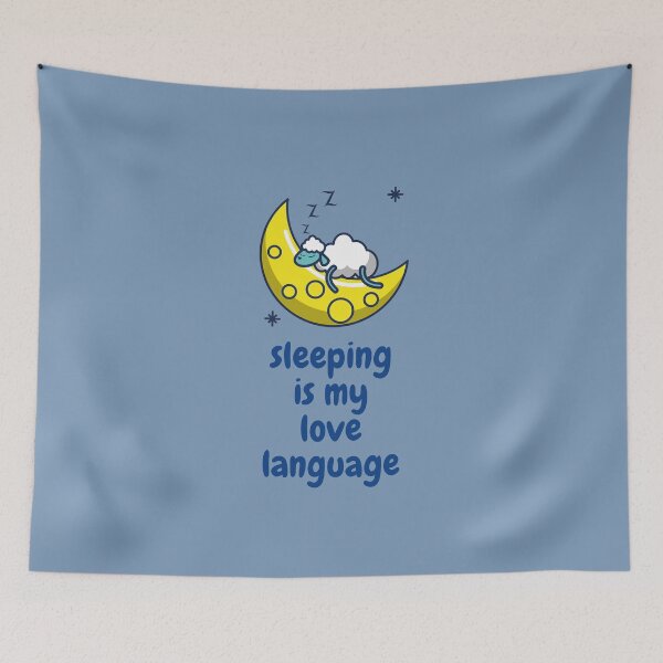 Item preview, Sleeping is my love language designed and sold by PIKABOOO.