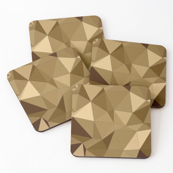 Item preview, Mosaic Brown Triangle Low Polygon Patterns Background designed and sold by OnigiriDoctor.