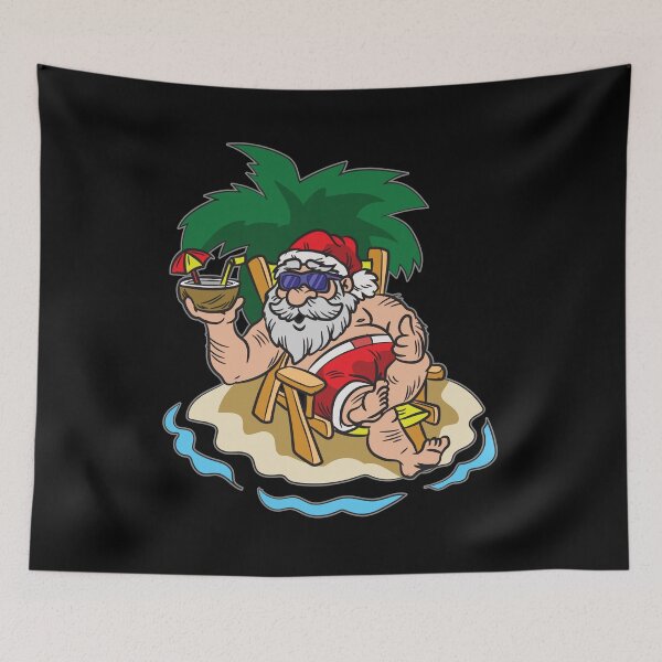 Item preview, Christmas In July Santa Claus Summer Vaccation designed and sold by Moonpie90.