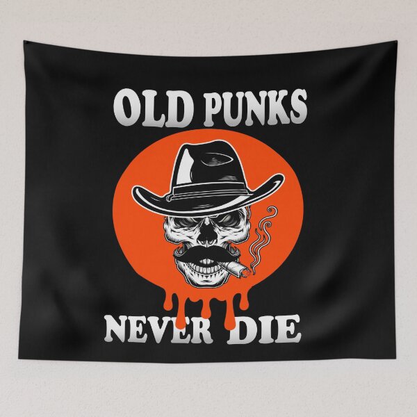 Item preview, old punks never die designed and sold by Buzzbazaar.