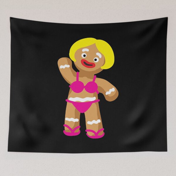Item preview, Christmas In July Gingerbread Girl in Bikini  designed and sold by Moonpie90.