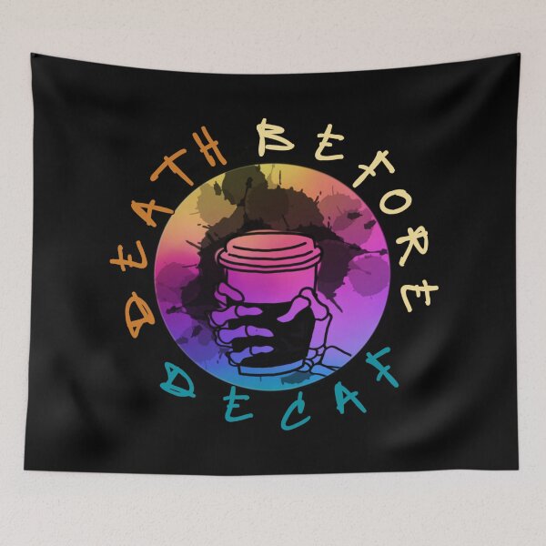 Item preview, Death before decaf designed and sold by attracdionz.