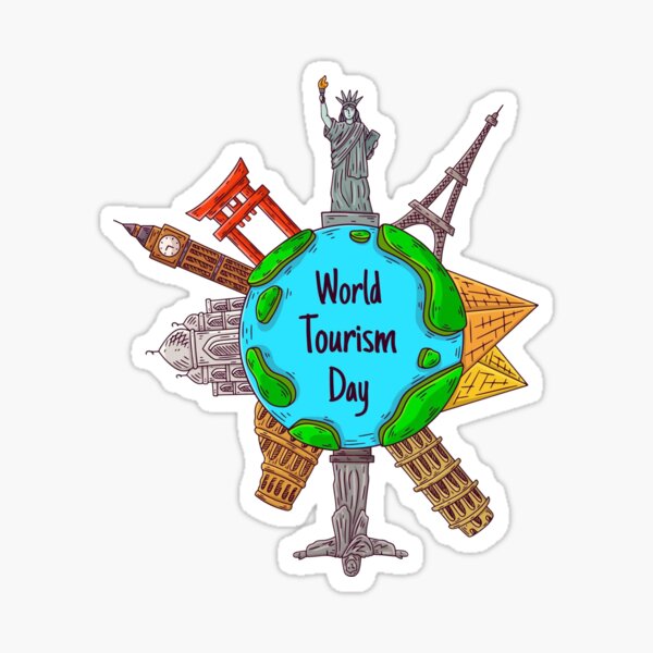 Poster on World Tourism Day - oil pastel drawing || World Tourism Day 2020  || tourism systam - YouTube
