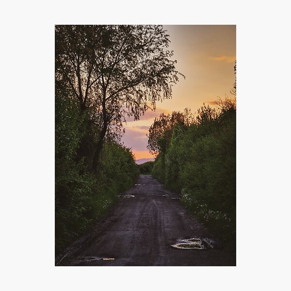 Item preview, Golden hour road  designed and sold by masked-ivan.