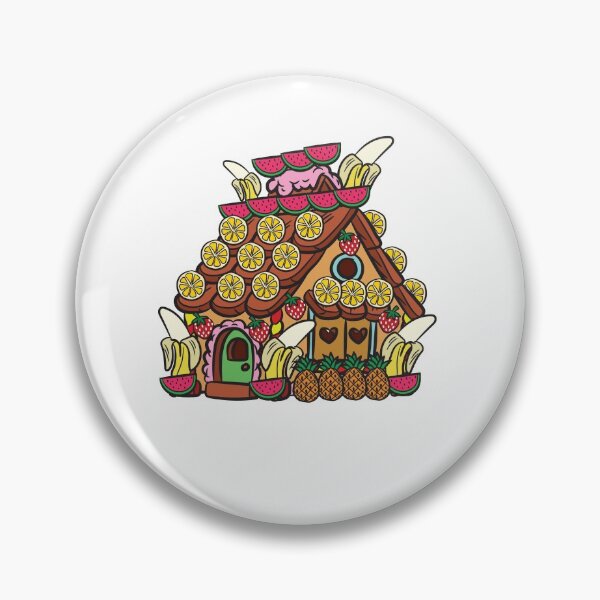 Item preview, Fruit Gingerbread House Summer Christmas In July designed and sold by Moonpie90.