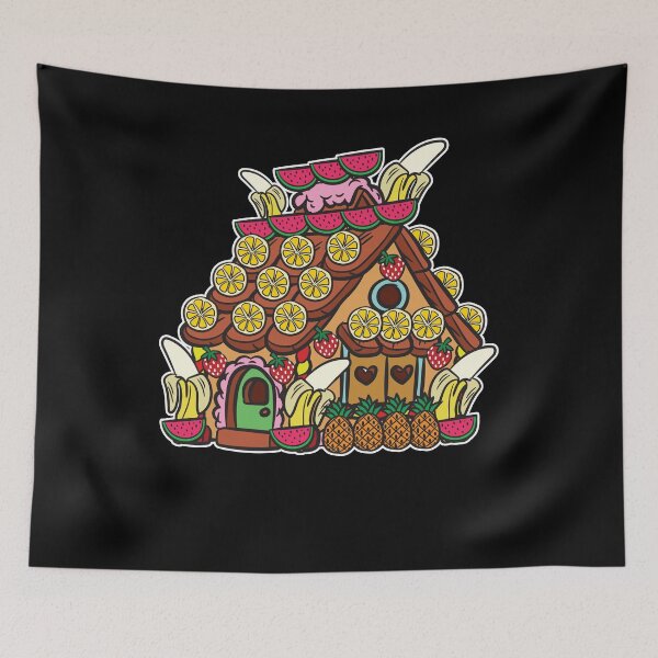 Item preview, Fruit Gingerbread House Summer Christmas In July designed and sold by Moonpie90.