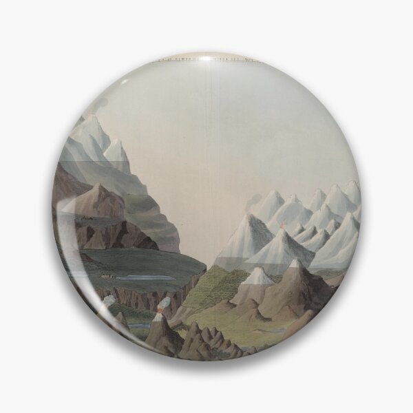 Item preview, Old Mountains of The World Map (1816) Vintage Global Topography Comparative Chart designed and sold by BravuraMedia.