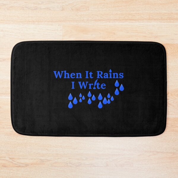 Item preview, When It Rains I Write designed and sold by TheKnightWriter.