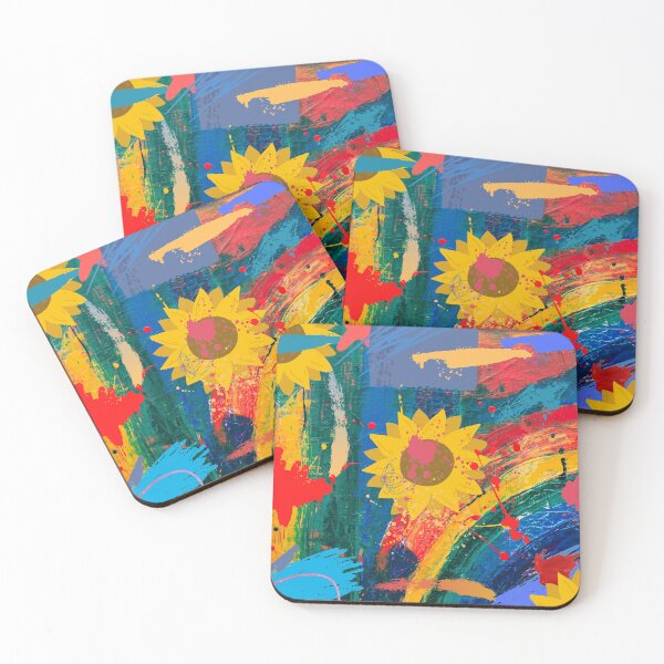 Item preview, Sunflower Abstract designed and sold by GasconyPassion.