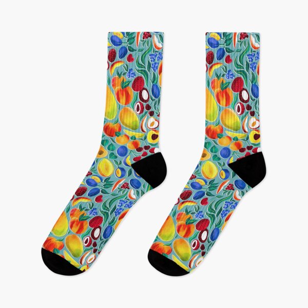Item preview, Stone Fruit Fiesta - Blue designed and sold by TigaTiga.