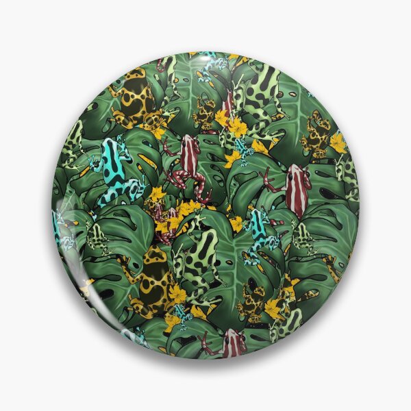 Item preview, Poison Dart frog, jungle tropical designed and sold by PawsoMania.