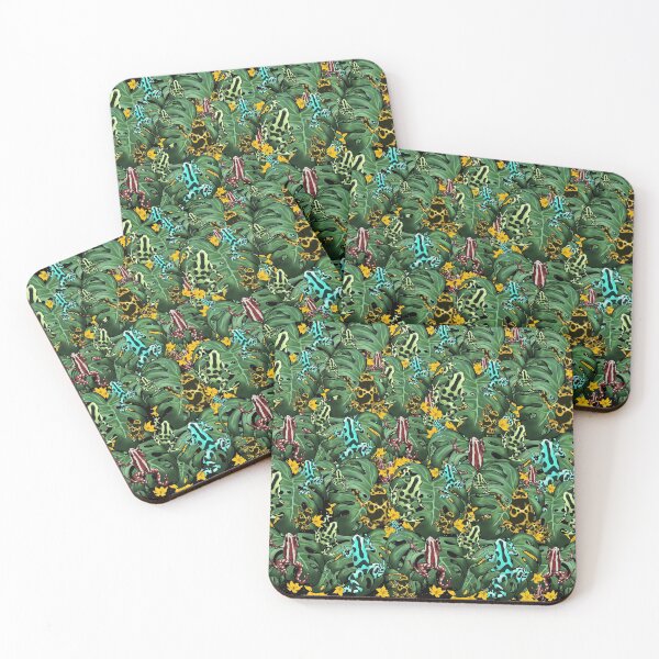 Item preview, Poison Dart frog, jungle tropical designed and sold by PawsoMania.