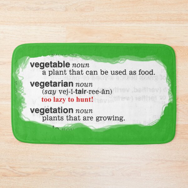 Item preview, Vegetarian - Too lazy to hunt! designed and sold by LunaticPainter.