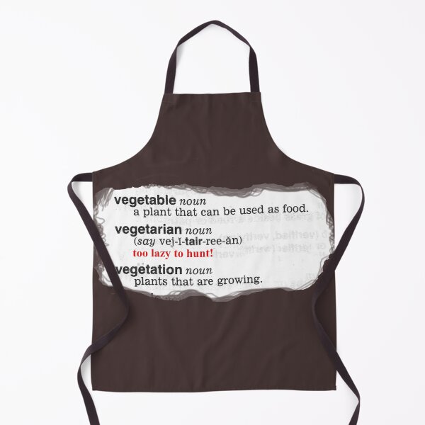 Item preview, Vegetarian - Too lazy to hunt! designed and sold by LunaticPainter.