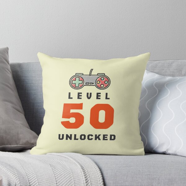 Item preview, Level 50 Unlocked, 50th Birthday Gift,Funny Gamer Birthday Gift for Family and Friends designed and sold by Boom-llqb.