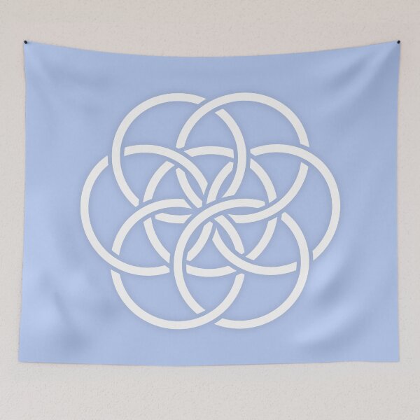 Item preview, International Flag of Planet Earth (version 2022 *enhanced with radial symmetry) designed and sold by Pablo Carlos Budassi.