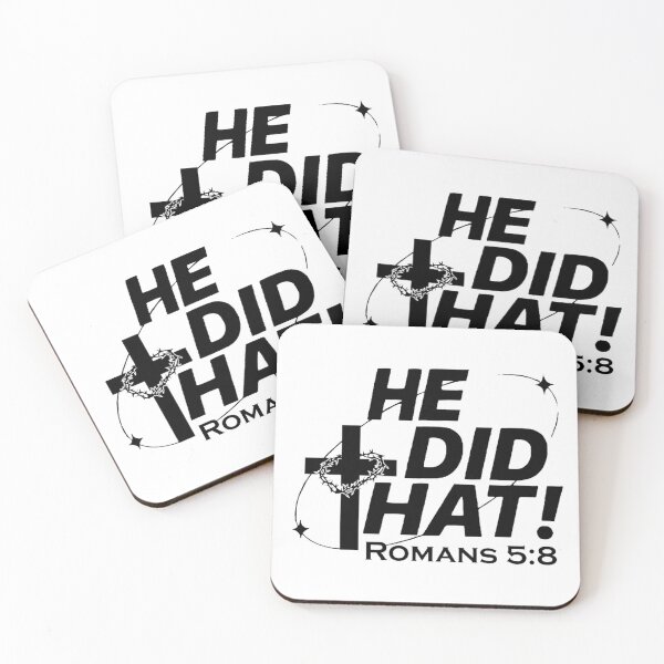 Item preview, HE DID THAT! (Romans 5:8) designed and sold by BLYFTD.