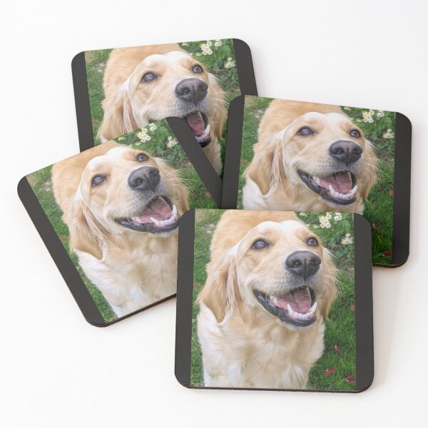 Item preview, Golden retriever smiles designed and sold by Fluffycat2020.