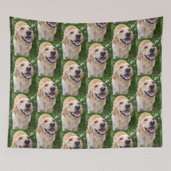 Item preview, Golden retriever smiles designed and sold by Fluffycat2020.