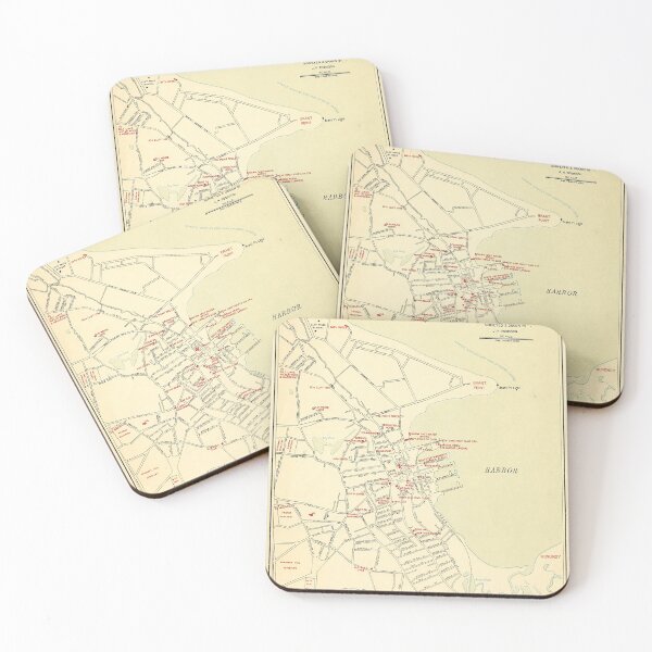 Item preview, Old Nantucket MA Town Map (1905) Vintage Massachusetts Island Locality Atlas designed and sold by BravuraMedia.