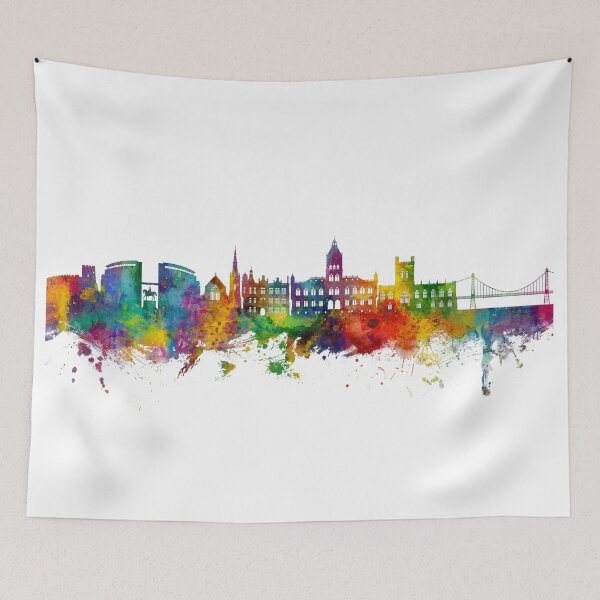 Item preview, Chester England Skyline designed and sold by ArtPrints.