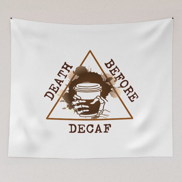 Item preview, Death before decaf designed and sold by attracdionz.