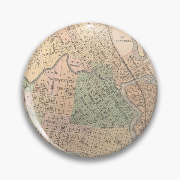 Item preview, Old Napa CA Map (1879) Vintage California Wine Country Atlas designed and sold by BravuraMedia.