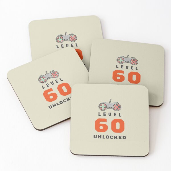 Item preview, Level 60 Unlocked, 60th Birthday Gift,Funny Gamer Birthday Gift for Family and Friends designed and sold by Boom-llqb.