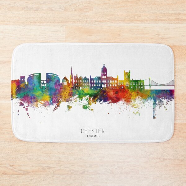 Item preview, Chester England Skyline designed and sold by ArtPrints.