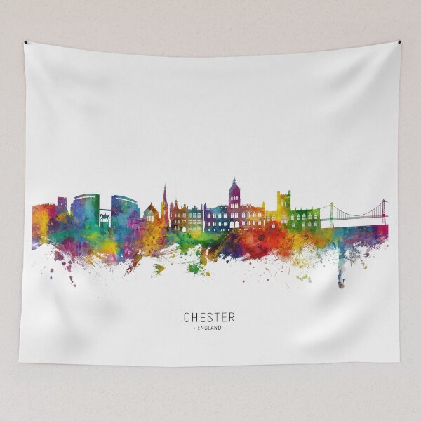Item preview, Chester England Skyline designed and sold by ArtPrints.