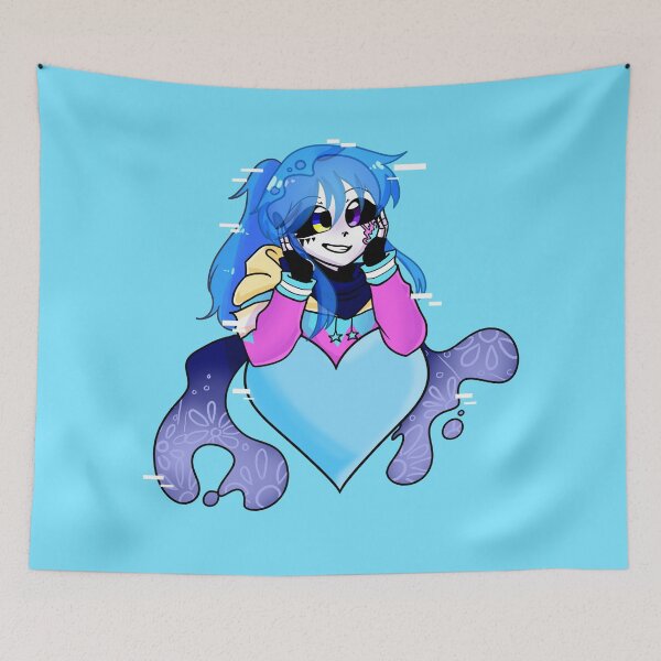 Item preview, Splatter with a blue heart designed and sold by caramlfnnn.