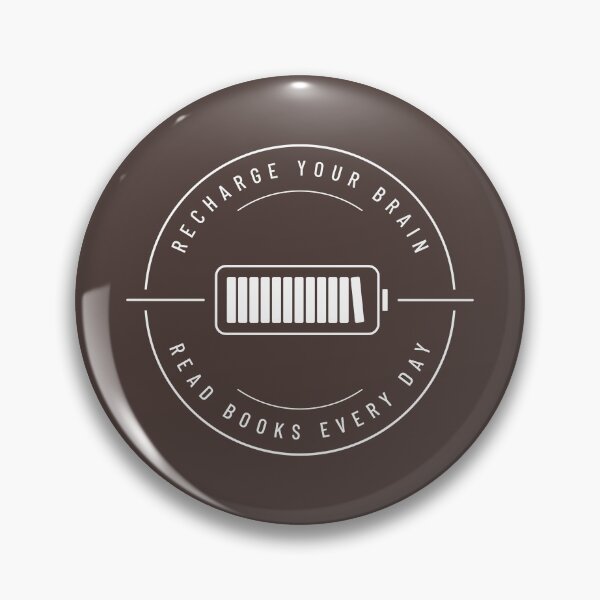 Item preview, Recharge Your Brain – Read Books Every Day designed and sold by Geek Updated.