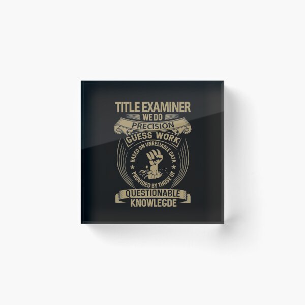 Item preview, Title Examiner T Shirt - We Do Precision Gift Item Tee designed and sold by zerniakcor.