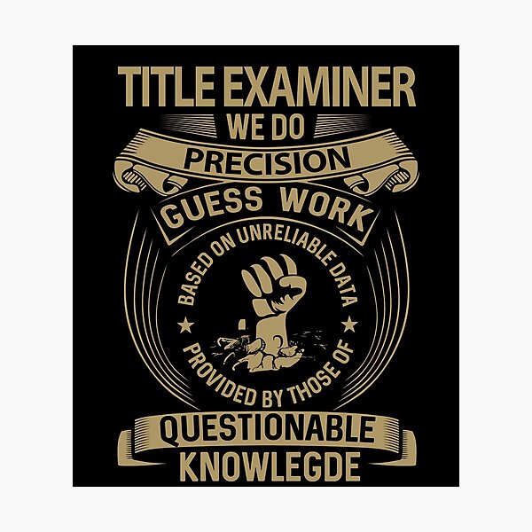 Item preview, Title Examiner T Shirt - We Do Precision Gift Item Tee designed and sold by zerniakcor.