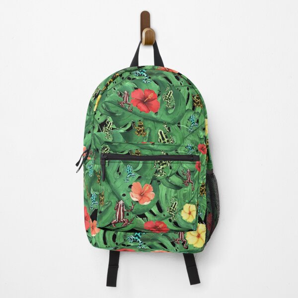 Item preview, Poison Dart frog whit flowers designed and sold by PawsoMania.